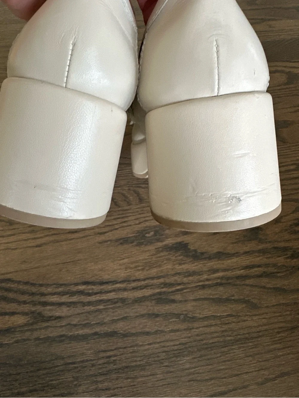 Dolce Vita Cream Leather Penny Loafers